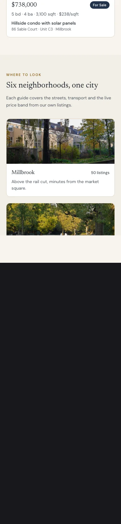 PrimeNest responsive mobile website