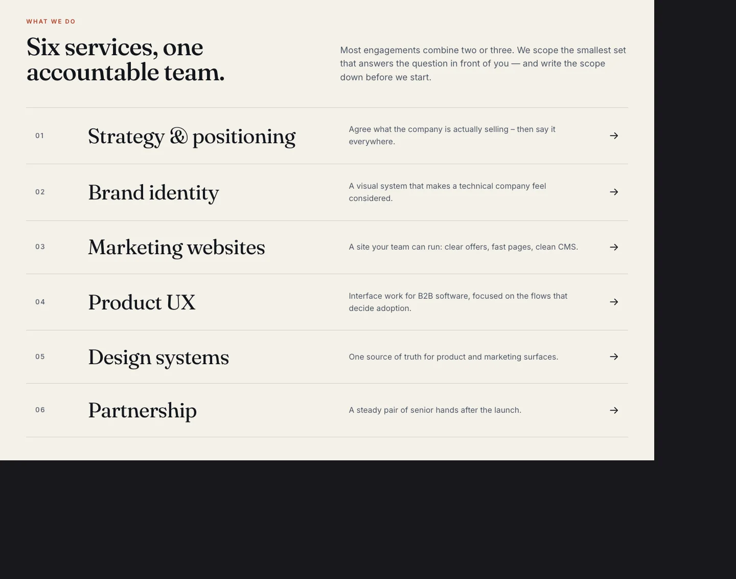 ScaleCraft agency website with services and case studies
